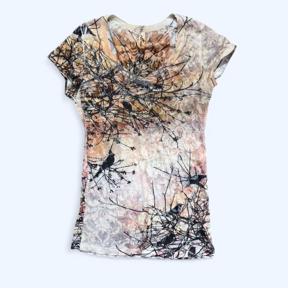 y2k grunge naturecore tee